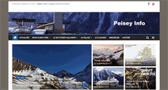 Desktop Screenshot of peisey-info.com