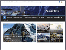 Tablet Screenshot of peisey-info.com